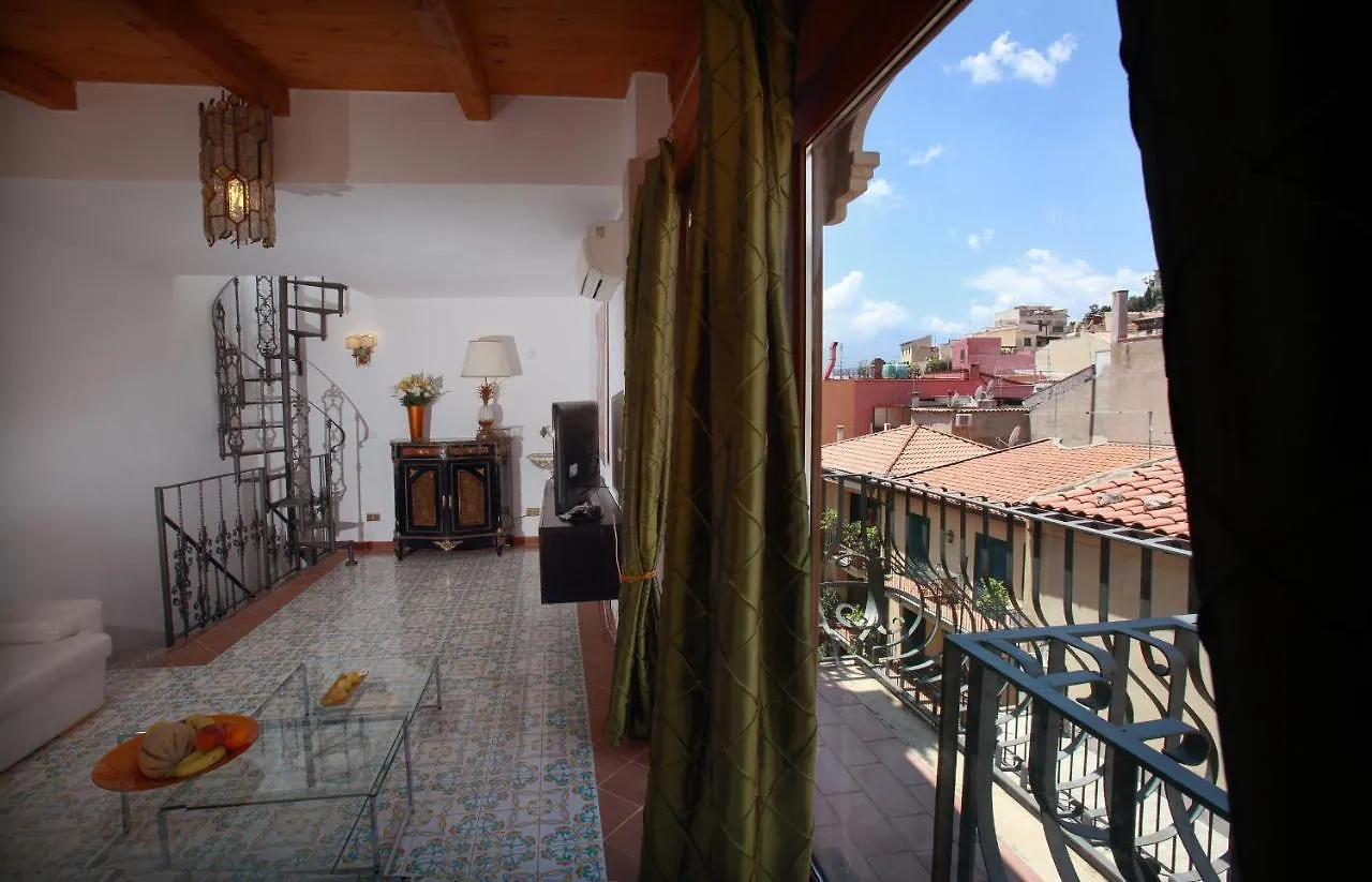 Luxury Villa Taormina City Center, Terrace With Views